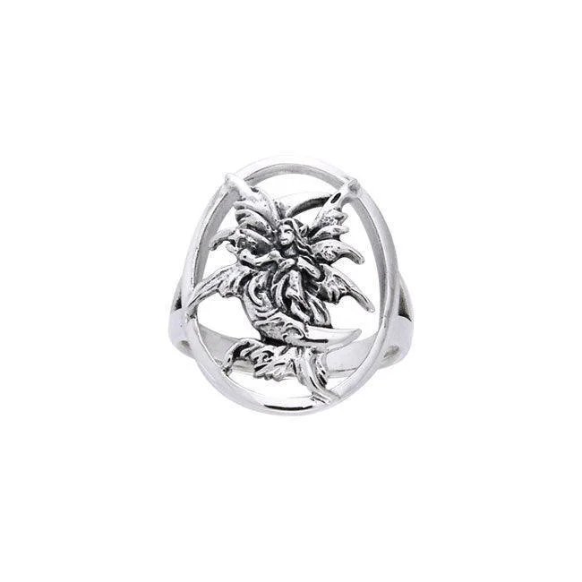 Stargazer Fairy Silver Ring TRI526