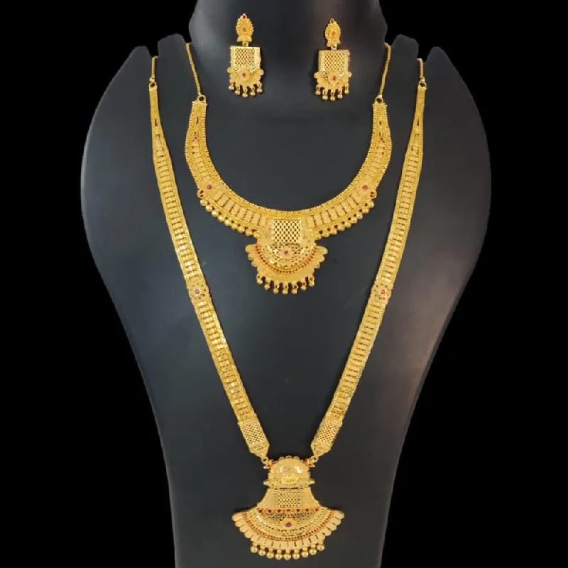 Pari Art Jewellery Forming Double Necklace Set