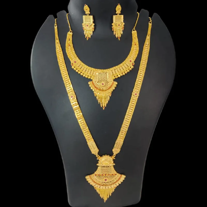 Pari Art Jewellery Forming Double Necklace Set