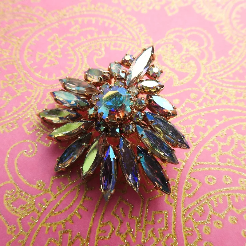 Vintage Austrian Crystal Brooch