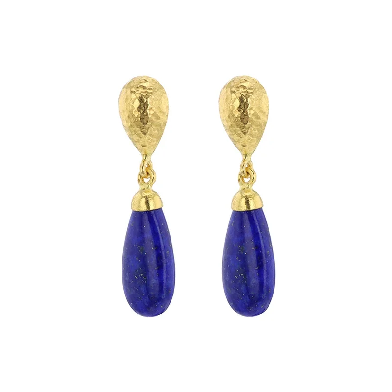 Lapis Teardrop Earrings