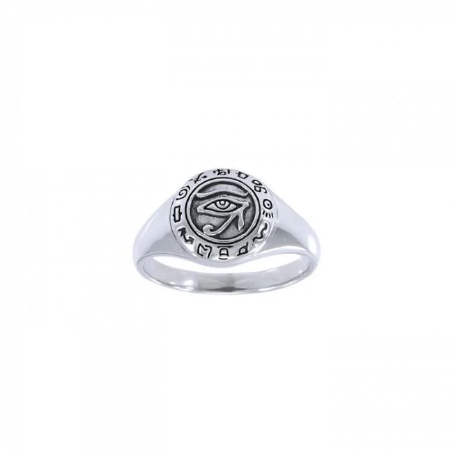 Find you own power in the Eye of Horus ~ Sterling Silver Ring  Jewelry TRI015