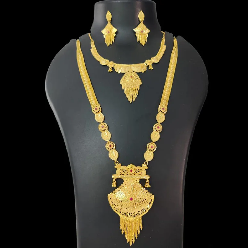 Pari Art Jewellery Forming Double Necklace Set