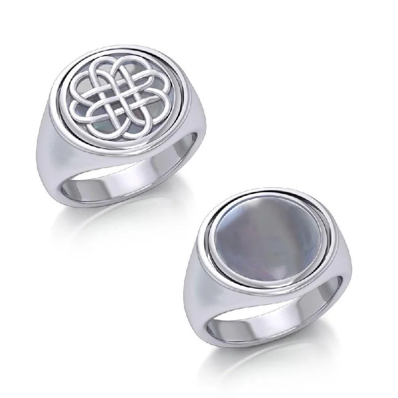 Celtic Knotwork Flip Ring TRI156