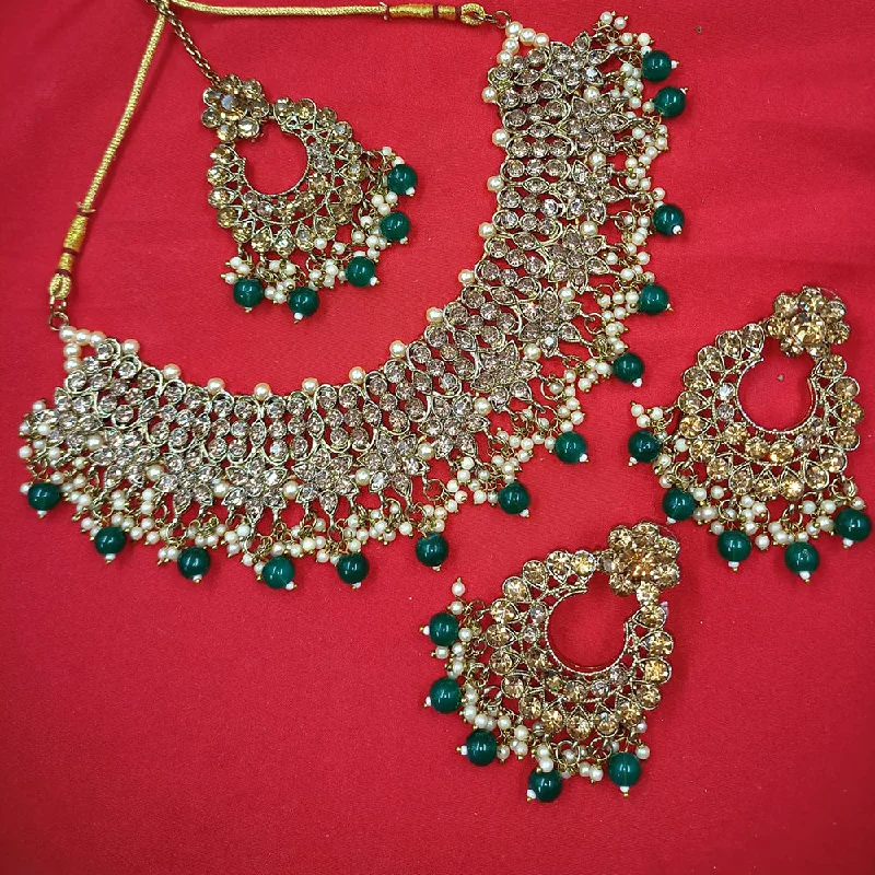 Padmawati Bangles Austrian Stone Necklace Set