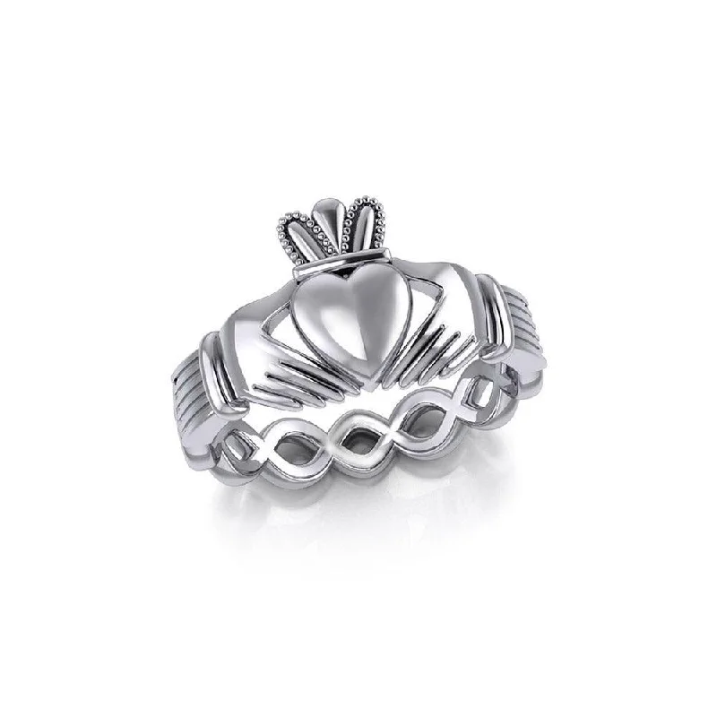 Infinity Claddagh Ring TRI1116