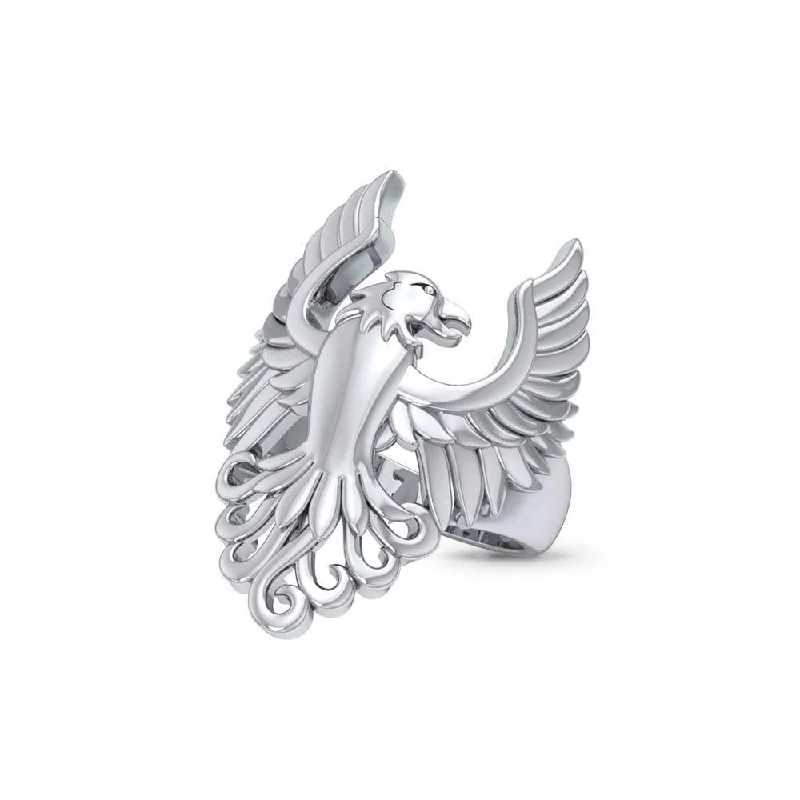 Majestic Phoenix Sterling Silver Ring TRI1743