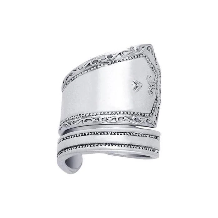 Silver Spoon Ring TR829