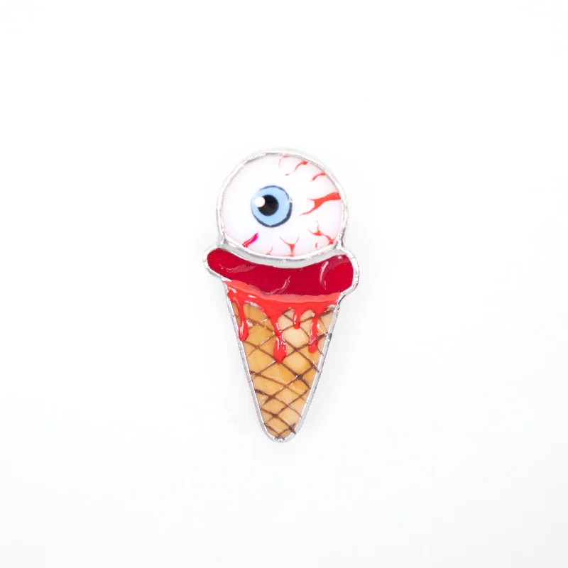 Halloween Ice-cream Eye Brooch