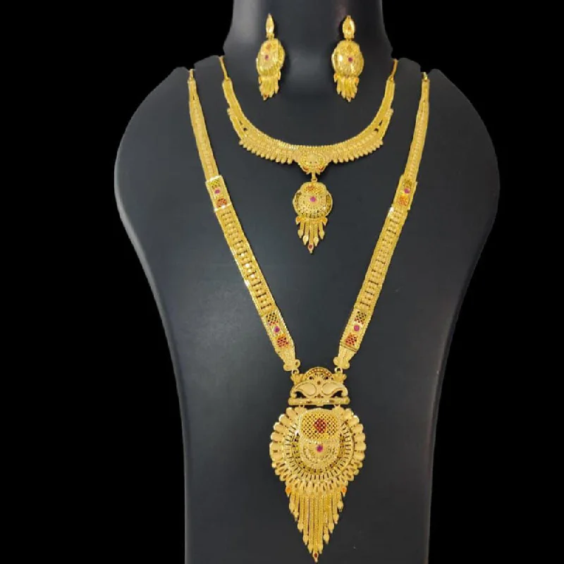 Pari Art Jewellery Forming Double Necklace Set