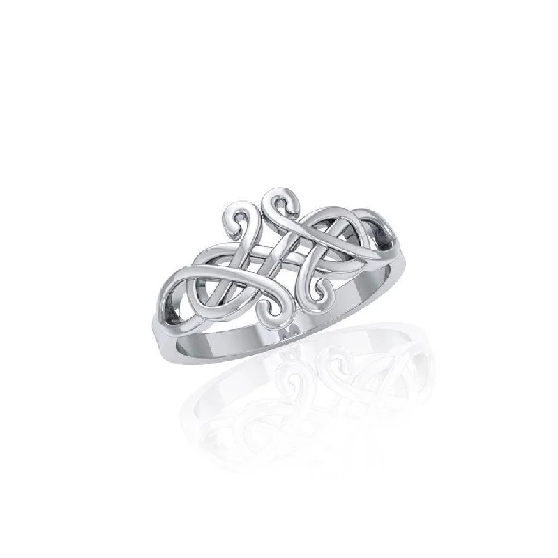 Celtic Knotwork Silver Ring TR1752