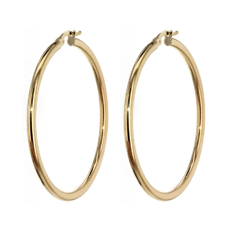 40MM Round Hoop Earrings