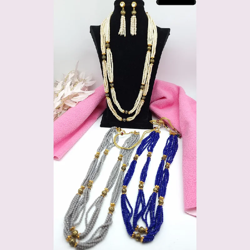 JCM Gold Plated Beads Necklace Set (1 Piece Only)