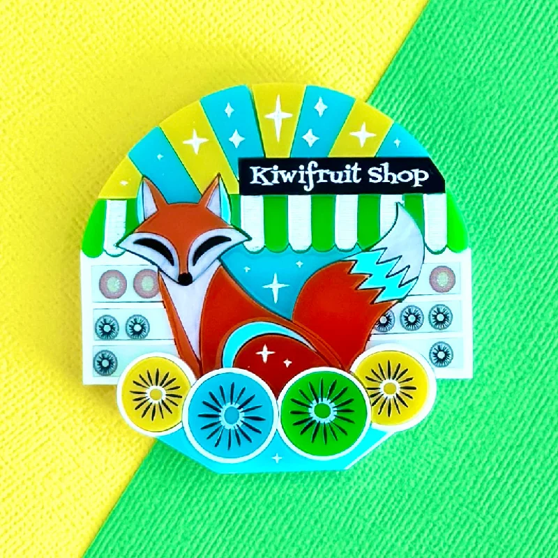 Kiwi Fruit shop 🥝  - Brooch