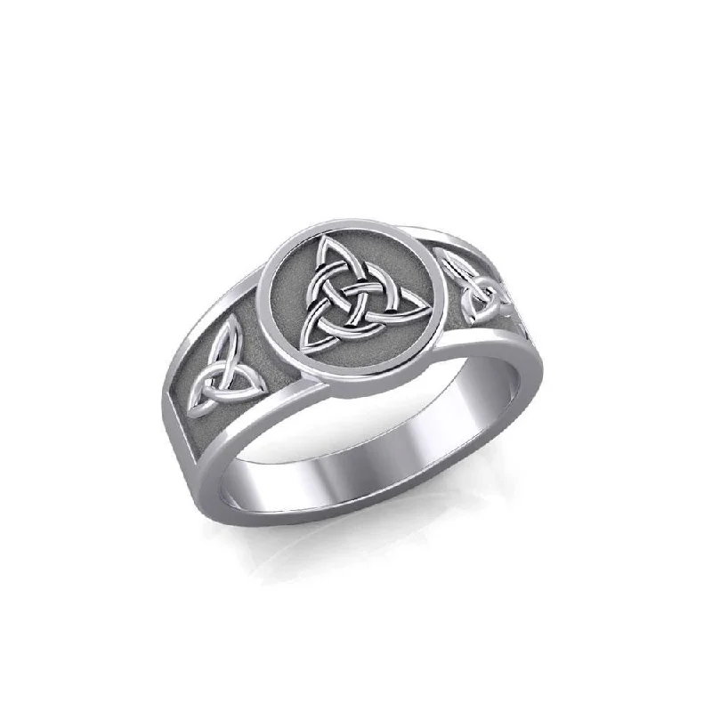 Triquetra Silver Ring TR3811